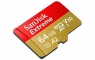 Карта памяти microSDXC UHS-I U3 SANDISK Extreme 64 ГБ