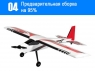 Радиоуправляемый самолет Top RC Riot Pro 1400мм 2.4G 4-ch LiPo RTF