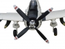 Радиоуправляемый самолет Top RC A1 Sky Raider Pro белый 800мм flight controller PNP