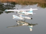 Радиоуправляемый самолет Top RC Cessna 1.5m C185 PRO на поплавках KIT