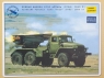 Сборная модель AVD Боевая машина РС30 "Град" (375Д) 1963 г., 1/43