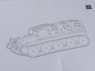 Сборная модель AVD Гусеничный транспортёр-снегоболотоход (ГТ-С), 1954 г., 1/43