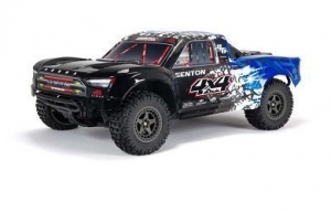 Радиоуправляемый шорт-корс ARRMA 1/10 SENTON 4X4 V3 3S BLX Brushless Short Course Truck RTR (синий)