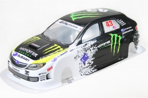 12391 Кузов Subaru WRX STI хэтчбек для дрифт моделей HSP 1/10