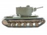 Радиоуправляемый танк Torro КВ-2 1/16 СССР, зеленый, ВВ-пушка V3.0 2.4G RTR
