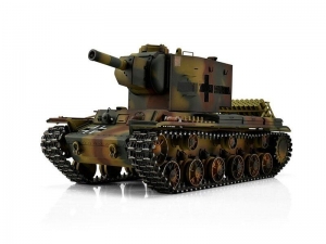Радиоуправляемый танк Torro KV-2 1/16 откат ствола (для ИК боя), камуфляж V3.0 2.4G RTR