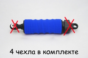 Чехлы DERB на амортизаторы для моделей 1/10 Синий