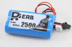 WPL-7425 Аккумулятор DERB Li-ion 7.4V 2500mAh