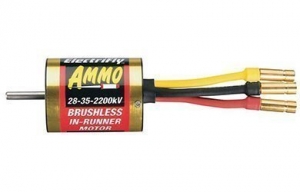 Бесколлекторный двигатель Great Planes Ammo 28-35-2200Kv