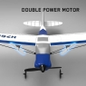 Радиоуправляемый самолет Volantex RC Sport Cub 400мм 2.4G 2ch LiPo RTF с гироскопом (цвет красный)