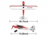 Радиоуправляемый самолет Volantex RC Sport Cub 500мм (красный) 2.4G 4ch LiPo RTF with Gyro