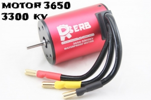 Бесколлекторный двигатель 3300KV (3650) для моделей 1/10