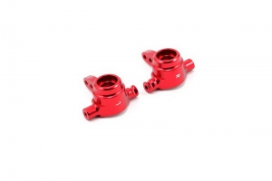 Traxxas Передние поворотные кулаки для Traxxas 1:10 (анодированный в красный цвет алюминий), 2шт. 
