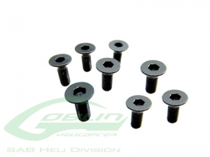 HC128-S Болт под шестигранник с плоской шляпкой M2.5x5 (8шт)