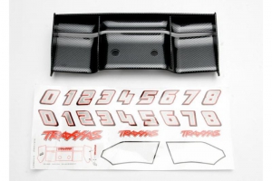 Traxxas Антикрыло под "карбон" с наклейками для автомоделей TRAXXAS Revo (пластик)