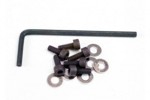 Traxxas Винты со шляпкой M3х8 (6шт), шайбы 3x10x0.5 (6шт)