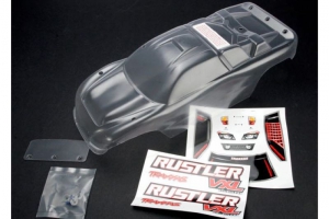 Traxxas Вырезанный и не окрашенный кузов для автомодели TRAXXAS Rustler