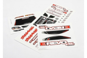 Traxxas Комплект наклеек для корпуса автомодели TRAXXAS E-Revo VXL масштаба 1:16