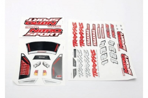 Traxxas Комплект наклеек для корпуса автомодели TRAXXAS Nitro Sport