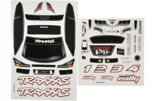 Traxxas Комплект наклеек для корпуса автомодели TRAXXAS Rally масштаба 1:16