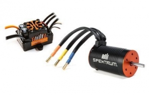 Комбо мотор Spektrum бесколлекторный 1900Kv + Регулятор хода Firma 130A