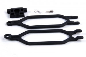 Traxxas Пластина крепления аккумулятора на шасси автомодели TRAXXAS Stampede 4WD, 2шт. 