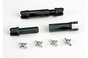 Traxxas Привод колеса (пластик), 2шт. и крестовины (металл) 4шт.