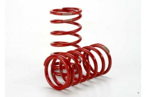 Traxxas Пружина амортизатора металлическая 2шт. (красная, коэф. жестк. 4,1)