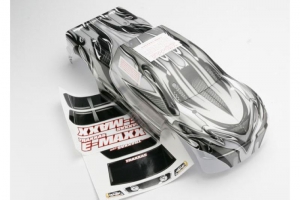 Traxxas Вырезанный и частично окрашенный кузов для автомодели TRAXXAS E-Maxx