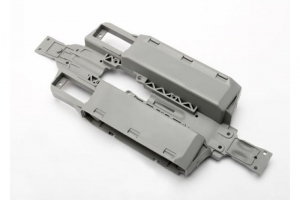 Traxxas Пластина шасси для автомоделей TRAXXAS Revo, Slash масштаба 1:16 (серый пластик) 