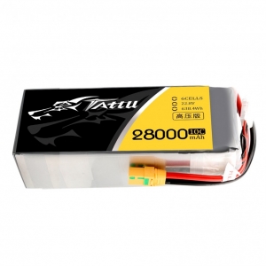 Аккумулятор TATTU Li-Po 6S 28000mAh 10C 22.8v HV (6S1P)