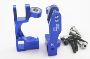 A2016-GPM-Blue Держатели поворотных кулаков алюминиевые GPM (для Remo Hobby 1/8 и Traxxas 1/10, цвет синий)