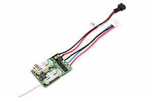 Spektrum Приемник 6 каналов DSMХ AR6410LBL + 2серво + ESC