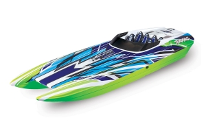 Радиоуправляемый катер Traxxas DCB M41 Widebody TSM (ready to Bluetooth module) Зеленый