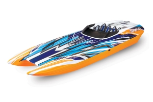 Радиоуправляемый катер Traxxas DCB M41 Widebody TSM (ready to Bluetooth module) Оранжевый