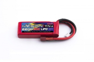 nVision Li-pol 11.1V 2200mAh, 30C, 3s1p, Deans T-Plug