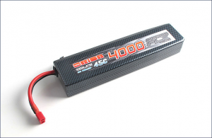 Team Orion Li-pol 11.1V 4000mAh, 45C, 3s1p, Deans T-Plug