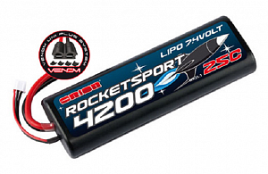 Team Orion Li-pol 7.4V 4200mAh, 25C, 2s1p, Venom Uni Plug
