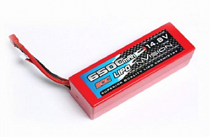 nVision Li-pol 14.8V 6500mAh, 90C, 4s1p, Deans T-Plug