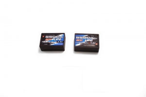 nVision Li-Po 7.4V (2s) 5500mAh 90C Tubes plug Hard Case Saddle Pack