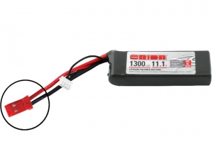 Team Orion Li-Po 11,1В(3S) 1300mah 50C SoftCase Deans plug with LED charge status