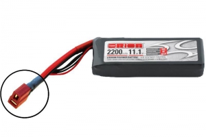 Team Orion Li-Po 11,1В (3S) 2200mah 50C SoftCase Deans plug with LED charge status