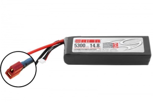 Team Orion Li-Po 14,8В (4S) 5300mah 50C SoftCase Deans plug with LED charge status