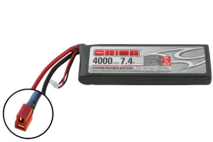Team Orion Li-Po 7,4В (2S) 4000mah 50C SoftCase Deans plug with LED charge status