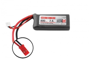Team Orion LiPo 7,4В(2s) 800mAh 50С SoftCase BEC/JST