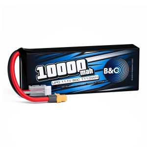 Аккумулятор Li-po B&C 10000 MAH 11.1V (3s) 90C, XT90S, Soft case