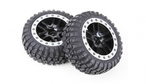 Колеса в сборе (2шт) Remo Hobby: 9EMU, SCORPION, RALLY MASTER