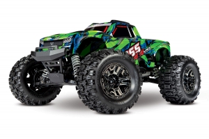 Радиоуправляемый монстр Traxxas HOSS 4X4 VXL 3S (зеленый)
