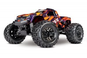 Радиоуправляемый монстр Traxxas HOSS 4X4 VXL 3S (оранжевый)