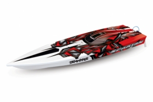 Радиоуправляемый катер TRAXXAS Spartan TSM TRA57076-4-R (красный)